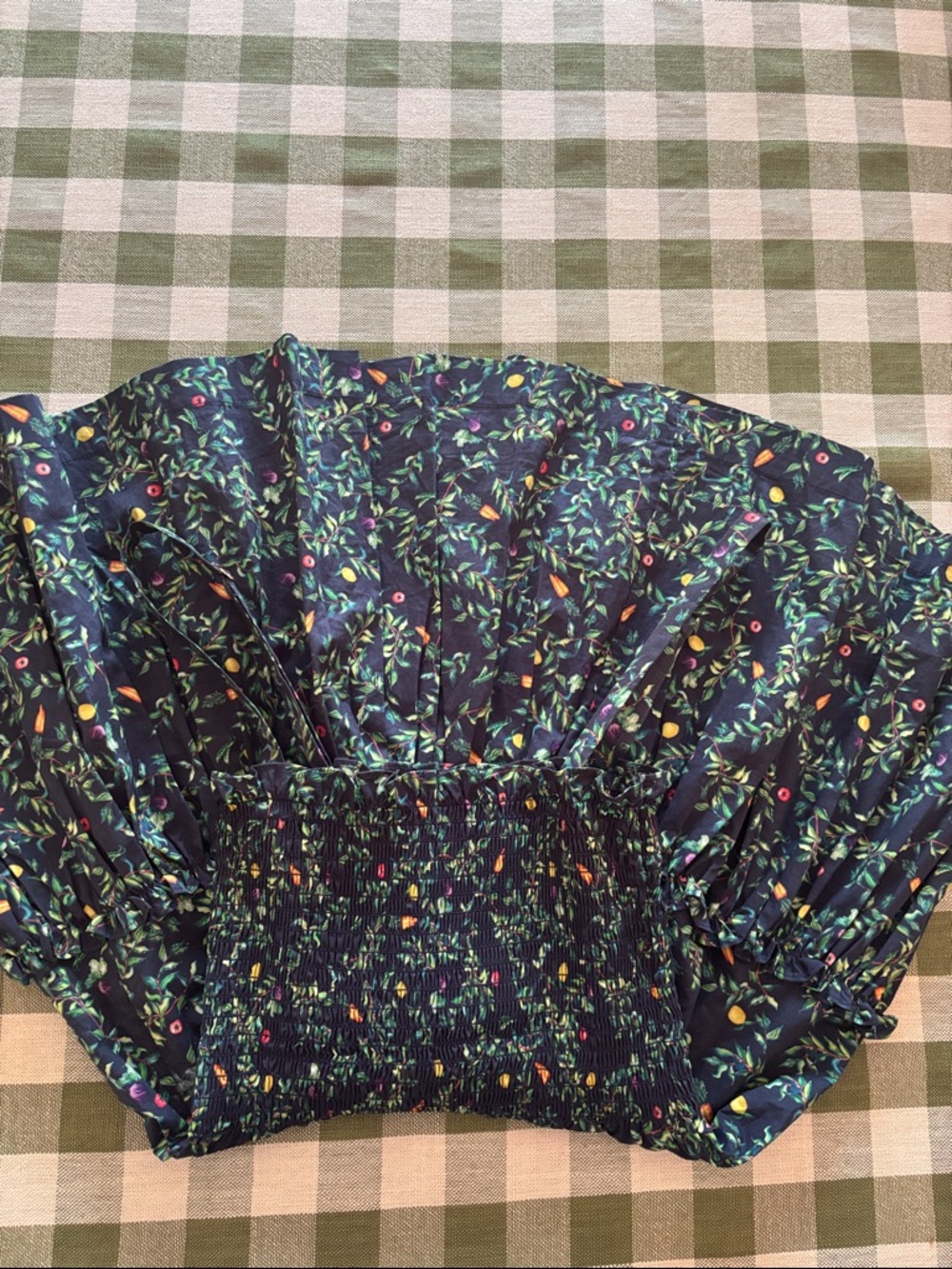 Hill House Mini Seraphina Nap Dress in Midnight Garden, XS - Picture 4 of 4